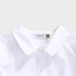 Plain School Shirt For Girls Image