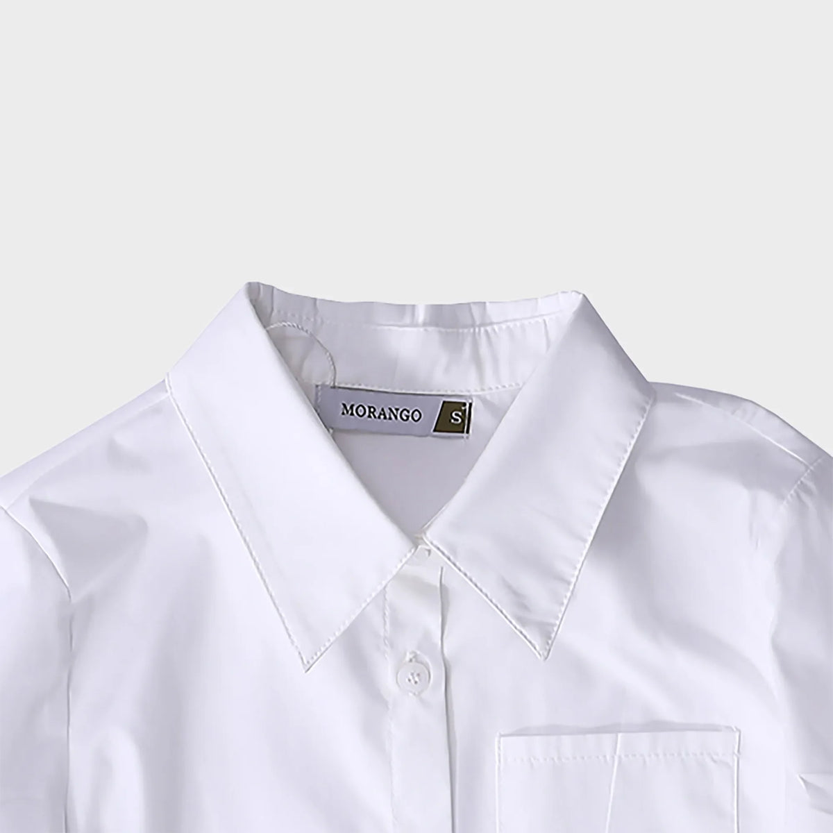 Plain School Shirt For Girls Image