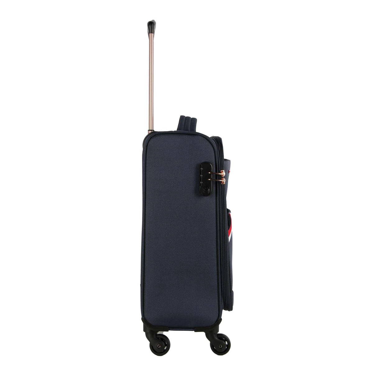 Striped Trolley Luggage Image