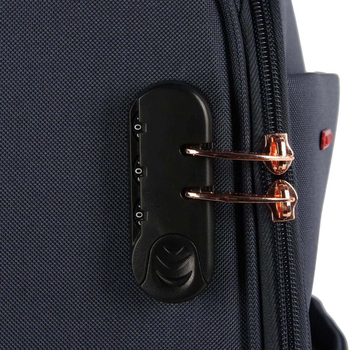 Striped Trolley Luggage Image