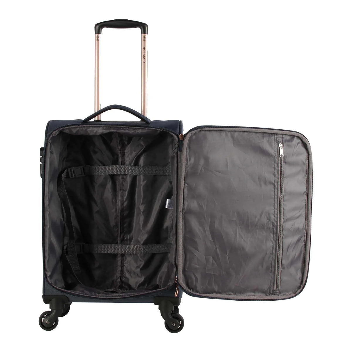 Striped Trolley Luggage Image