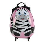 Free Zebra Printed Trolly Luggage Image