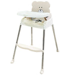 5 - 6Y Beige High Food Chair For Babies Image