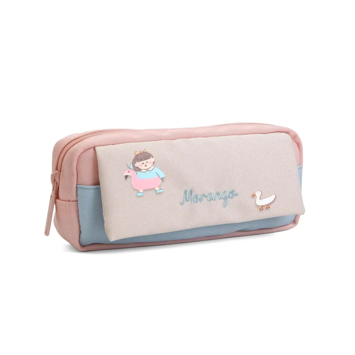 2.5″ Pink Blue Pencil Bag for Girls Image