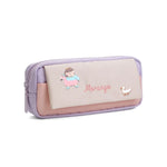 2.5″ Purple Pink Pencil Bag for Girls Image
