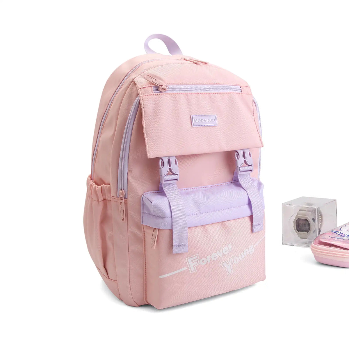18.5 Pink Backpack for Girls Image