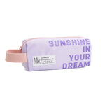 2 Purple Pink Pencil Bag for Girls Image