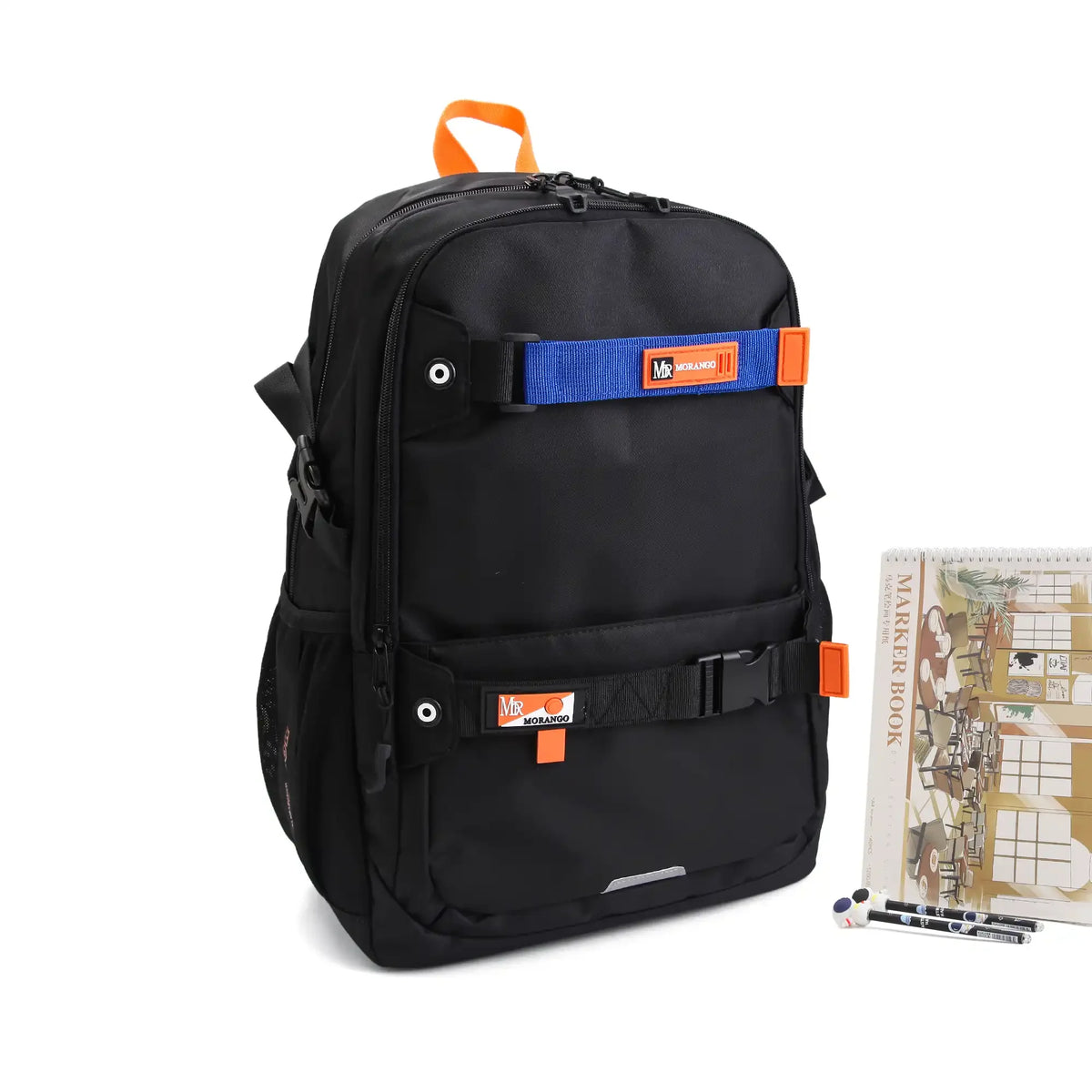 18.5 Black Backpack for Boys Image