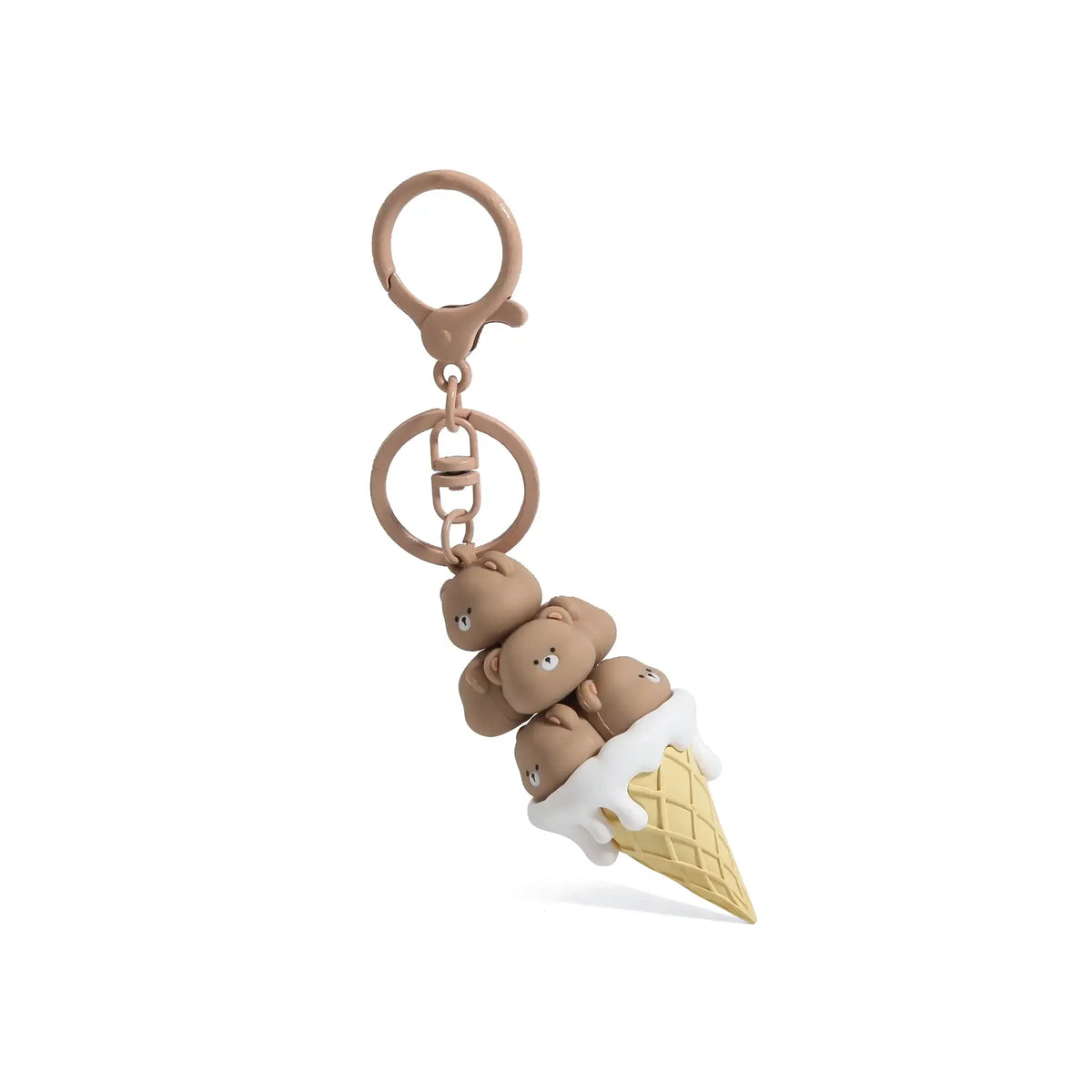 Free Light Brown Key Ring For Unisex Image