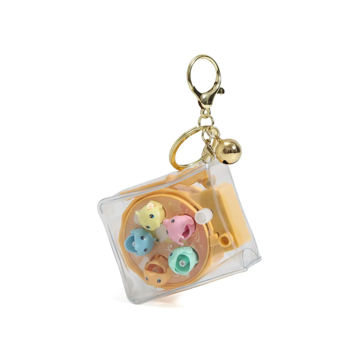 Free Dark Yellow Key Ring For Unisex Image