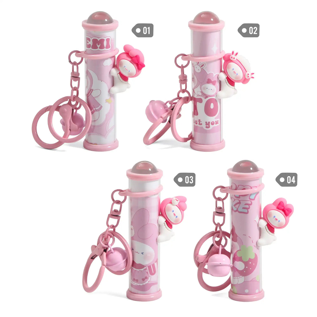 Free Pink Key Ring For Unisex Image