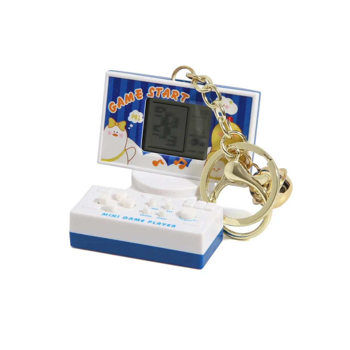 Free Blue White Key Ring For Unisex Image