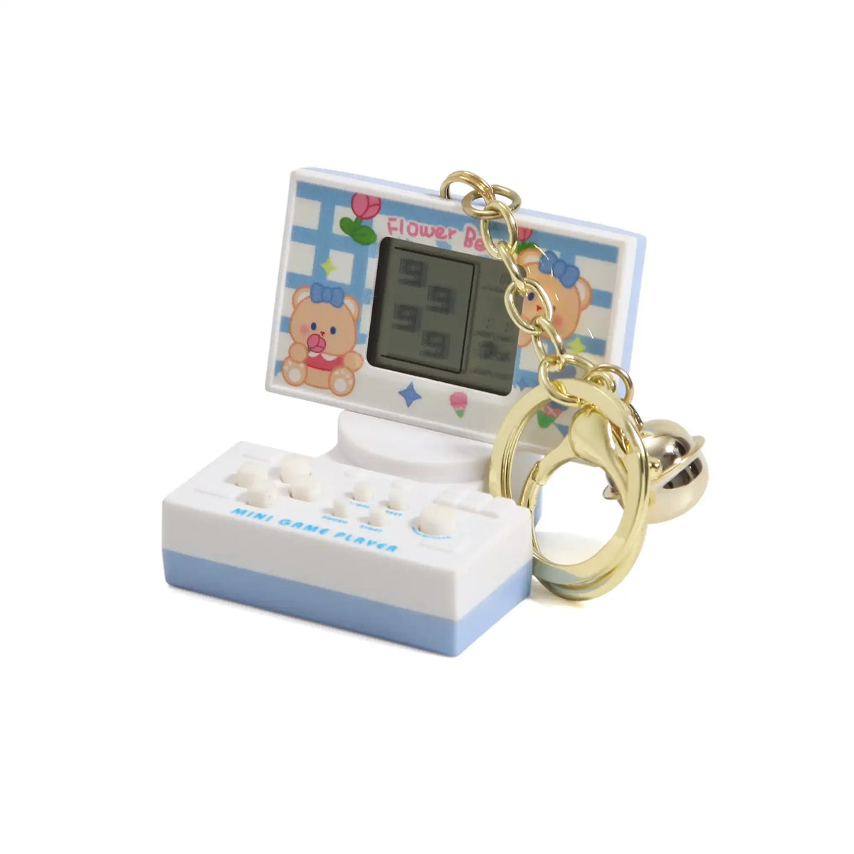 Free Blue White Key Ring For Unisex Image