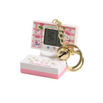 Free Pink White Key Ring For Unisex Image