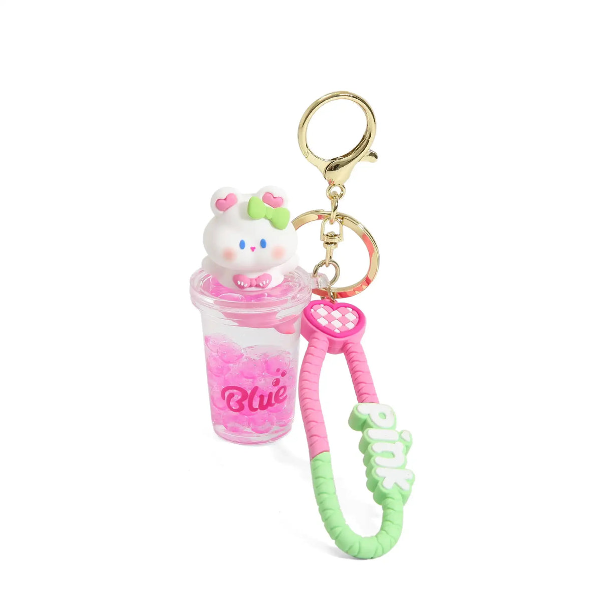 Free Bear Green Key Ring For Unisex Image