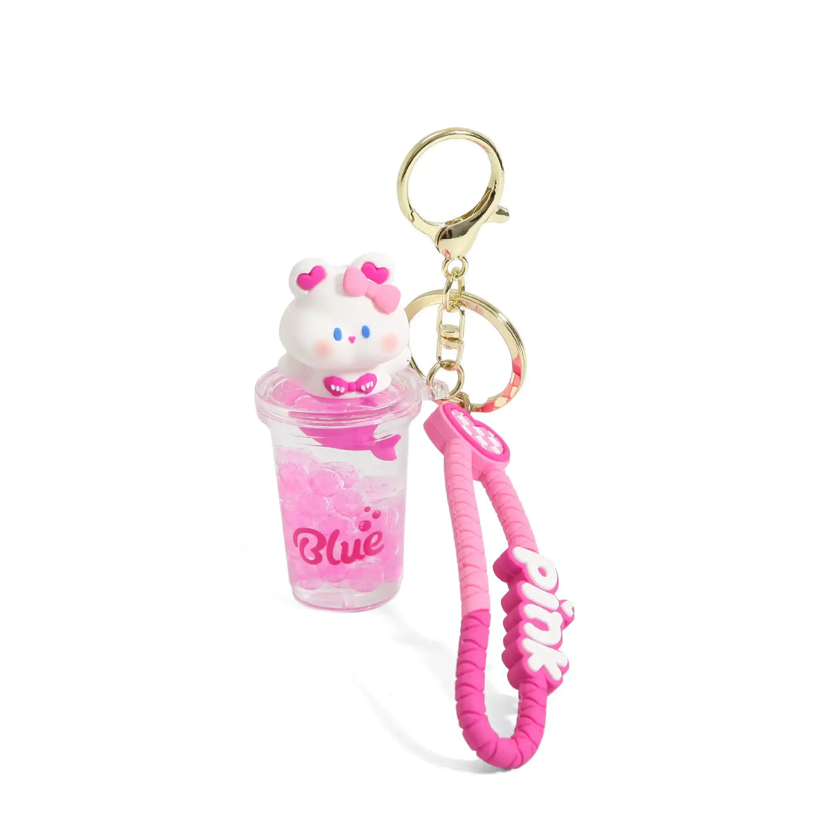 Free Bear Pink Key Ring For Unisex Image
