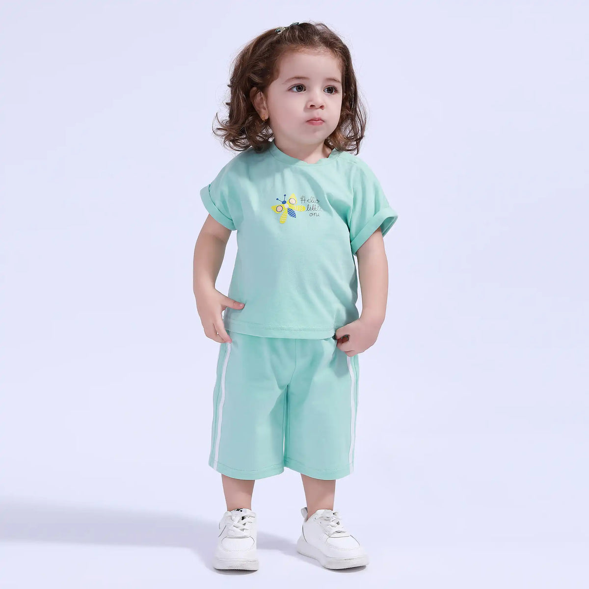Printed Sport Basic T.Shirt For Baby Girl Image