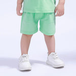 Lake Green Baggy Sport Basic Shorts For Baby Girl Image