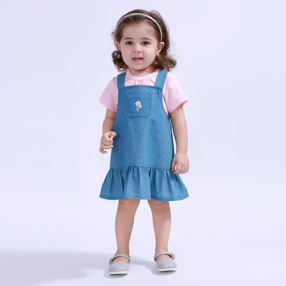 Plain Basic T.Shirt For Baby Girl Image