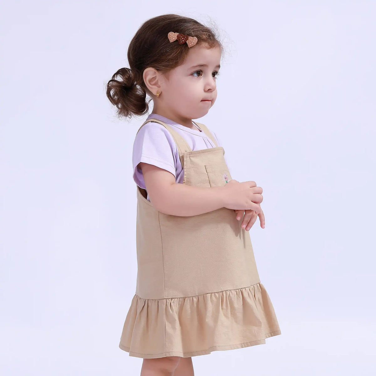 Plain Basic T.Shirt For Baby Girl Image