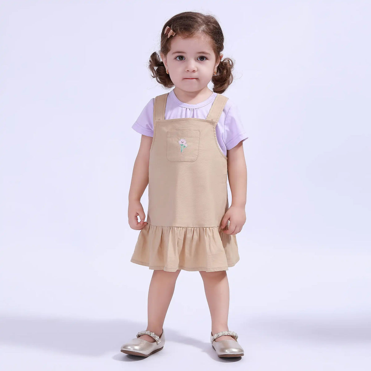 Floral Basic Dress For Baby Girl Image