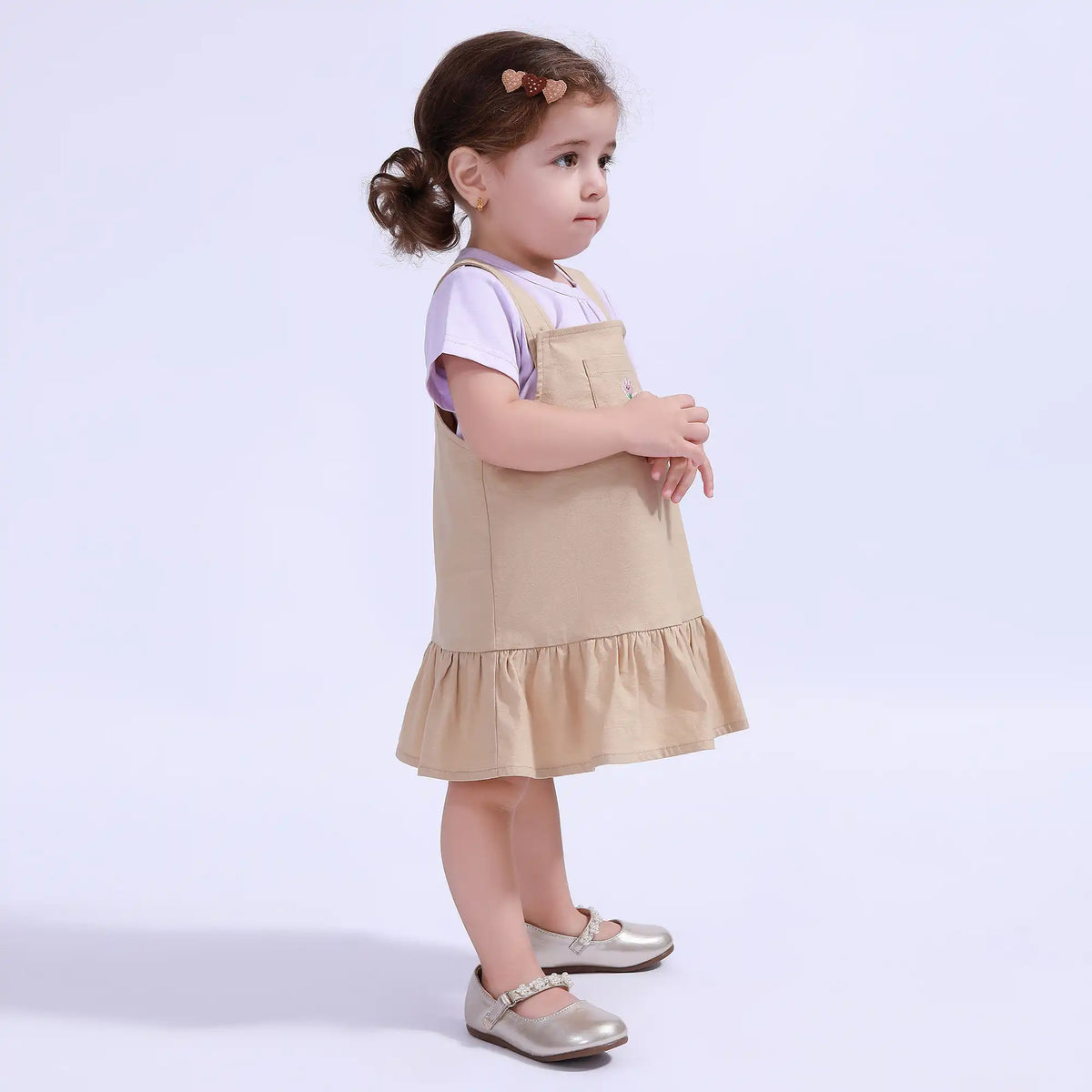 Floral Basic Dress For Baby Girl Image