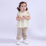 Ankle-Tied Basic Pants For Baby Girl Image