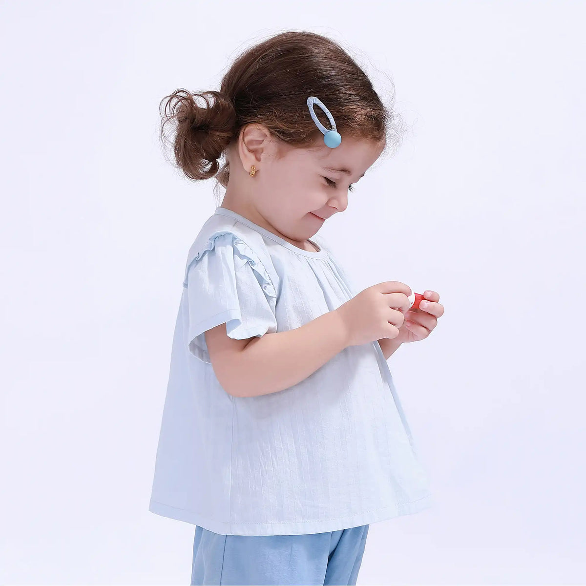 Plain Basic Blouse For Baby Girl Image