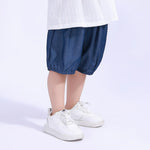 Ankle-Tied Basic Shorts For Baby Girl Image