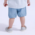 Ankle-Tied Basic Shorts For Baby Girl Image