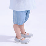 Ankle-Tied Basic Shorts For Baby Girl Image