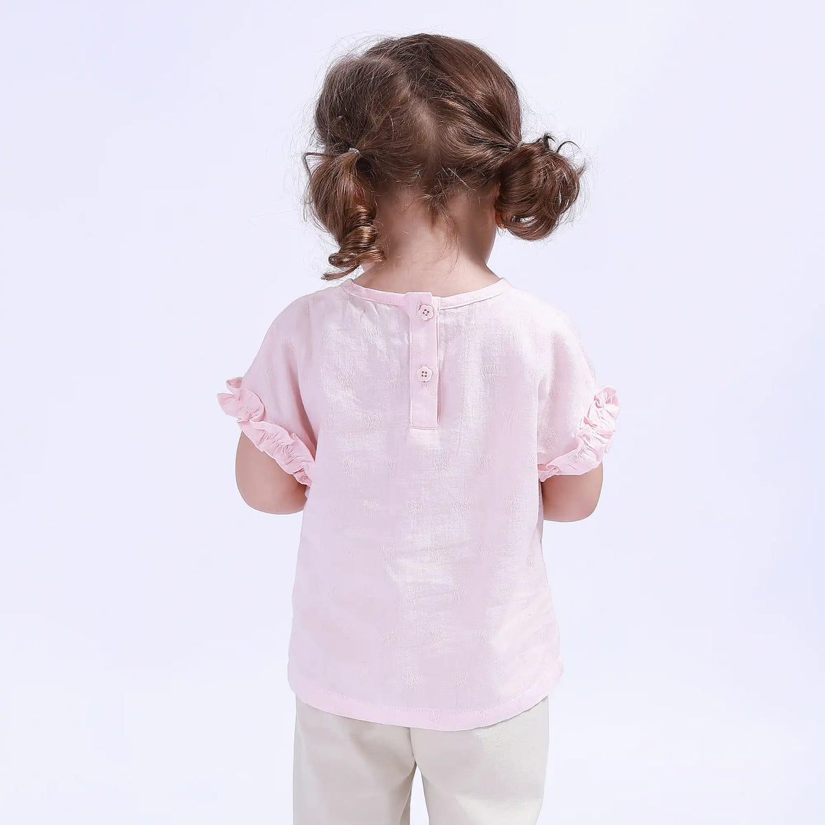 Jacquard Basic Blouse For Baby Girl Image