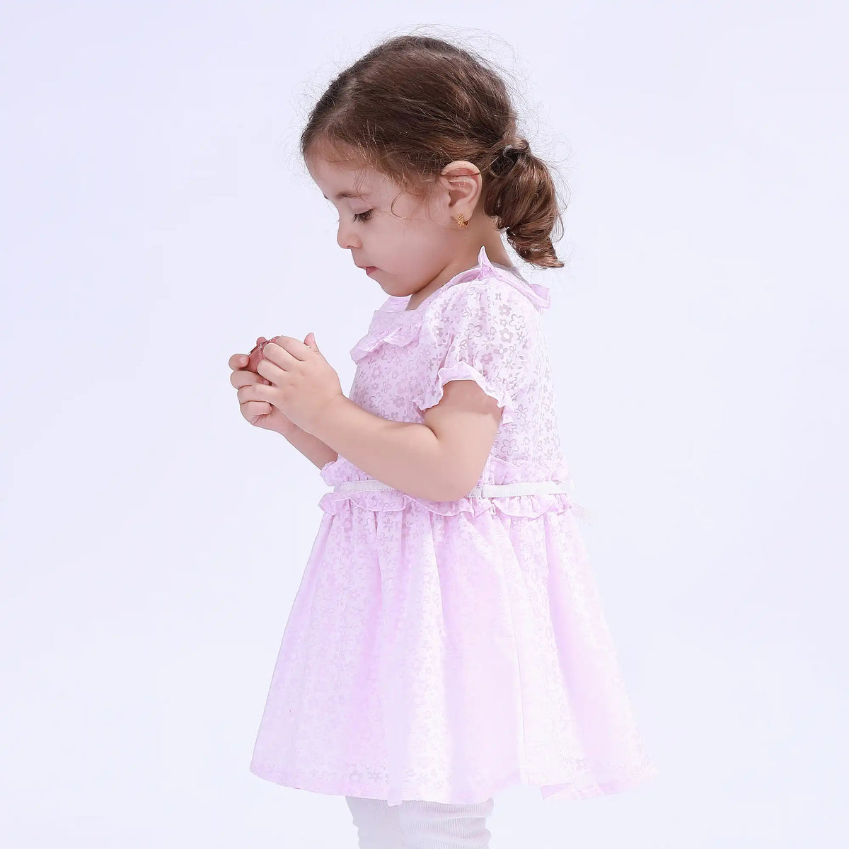 Floral Basic Dress For Baby Girl Image