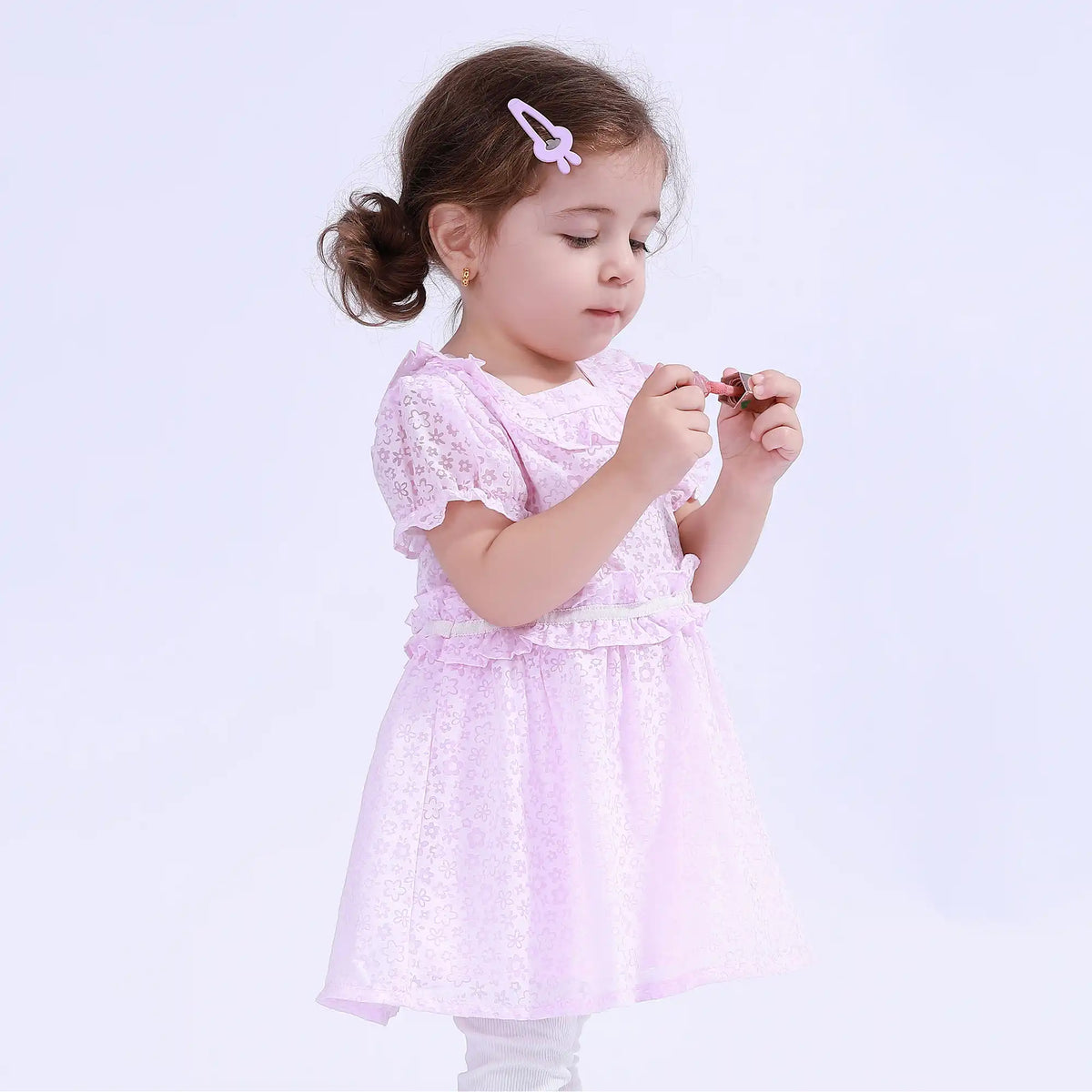 Floral Basic Dress For Baby Girl Image