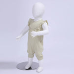 Jacquard Basic Romper For Baby Girl Image