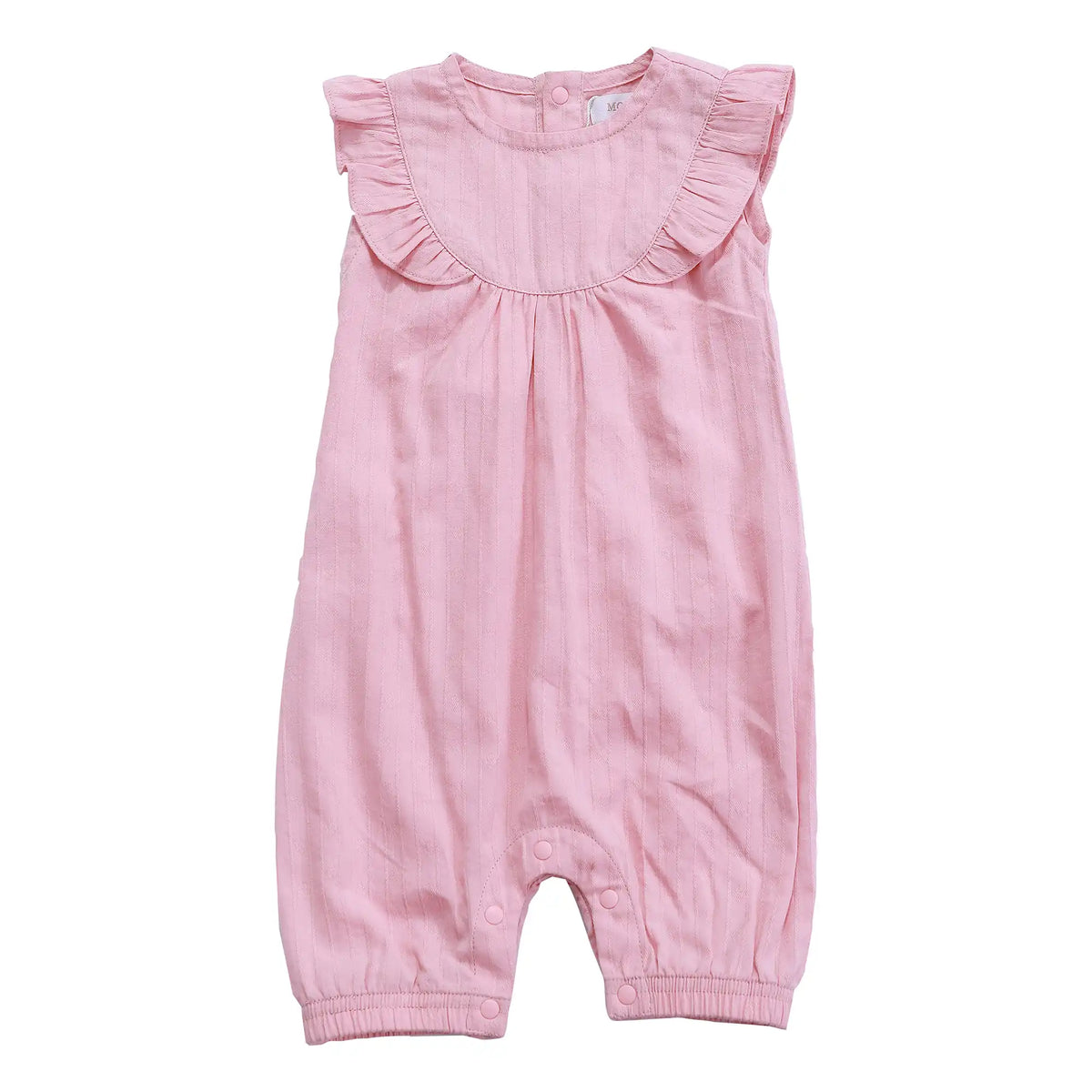Jacquard Basic Romper For Baby Girl Image