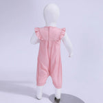 Jacquard Basic Romper For Baby Girl Image