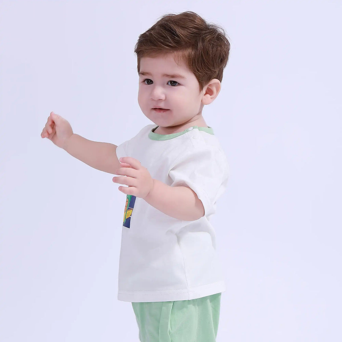 Printed Sport Basic T.Shirt For Baby Boy Image