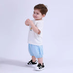 Ankle-Tied Sport Basic Shorts For Baby Boy Image