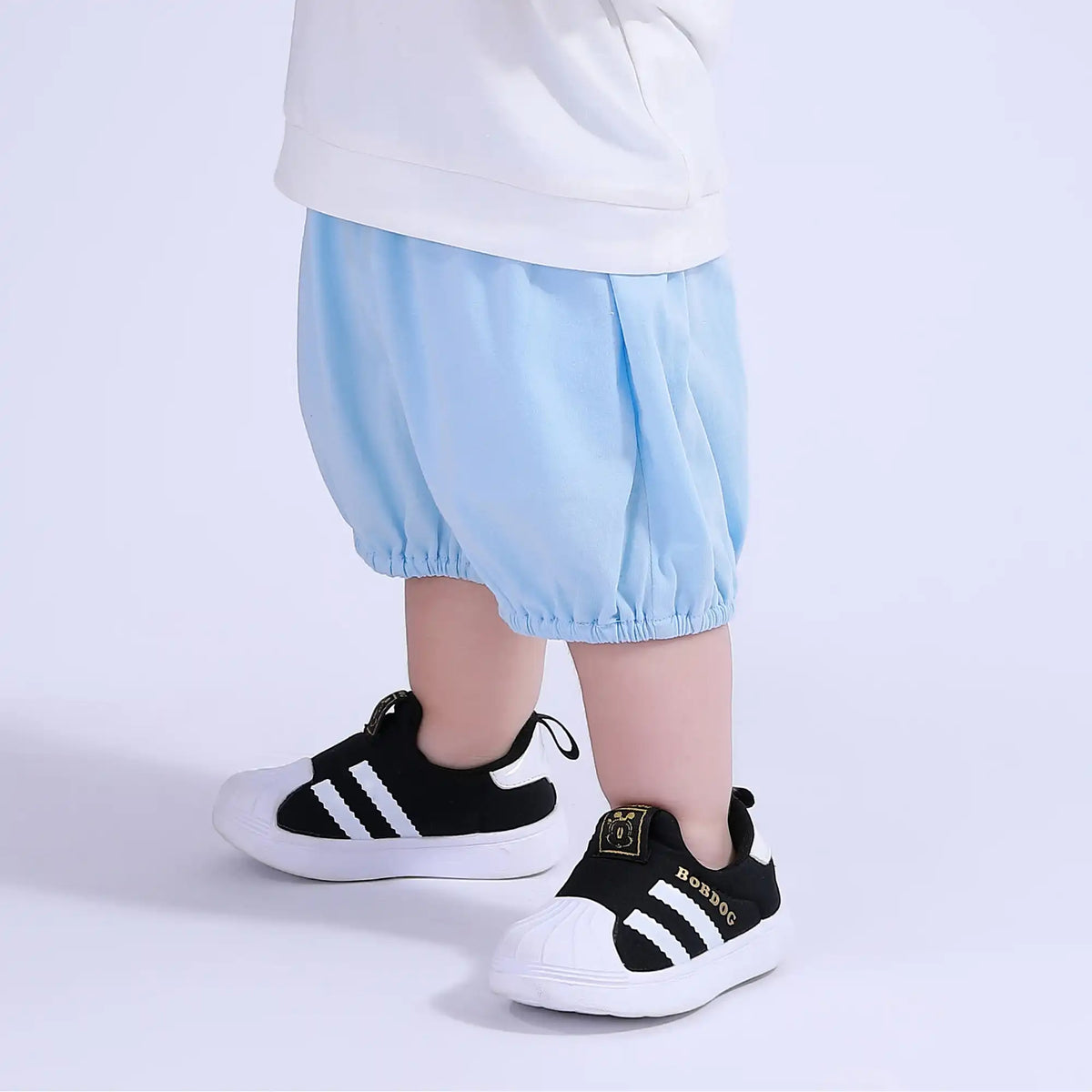 Ankle-Tied Sport Basic Shorts For Baby Boy Image