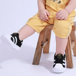 Yellow Baggy Sport Basic Pants For Baby Boy Image