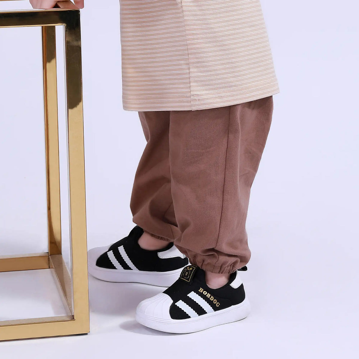 Ankle-Tied Basic Pants For Baby Boy Image