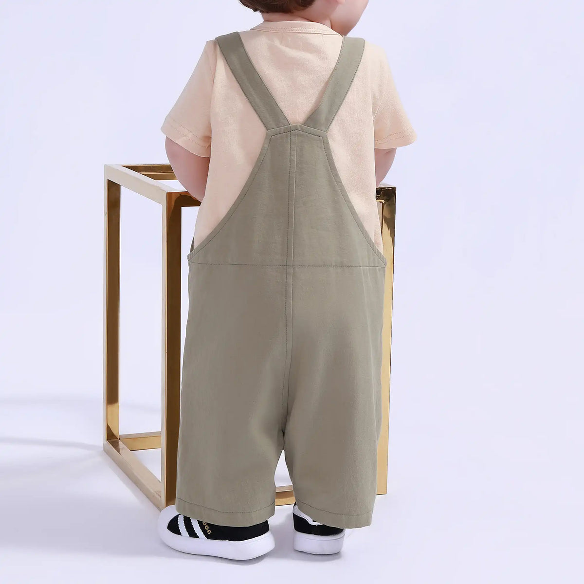 Plain Basic Overalls For Baby Boy Image