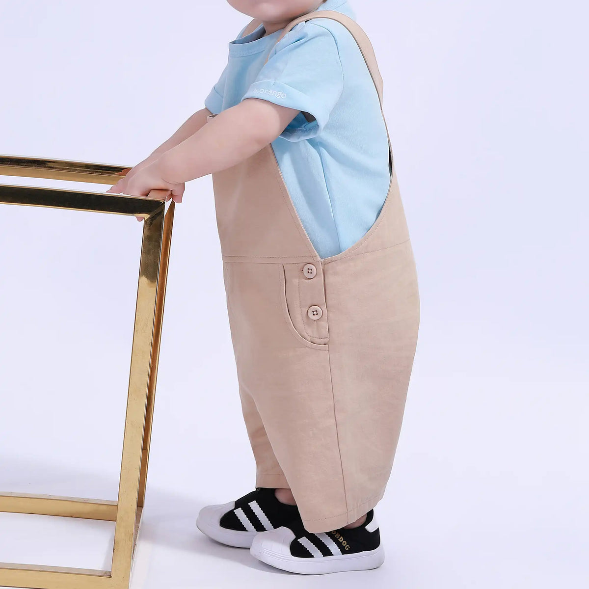 Plain Basic Overalls For Baby Boy Image