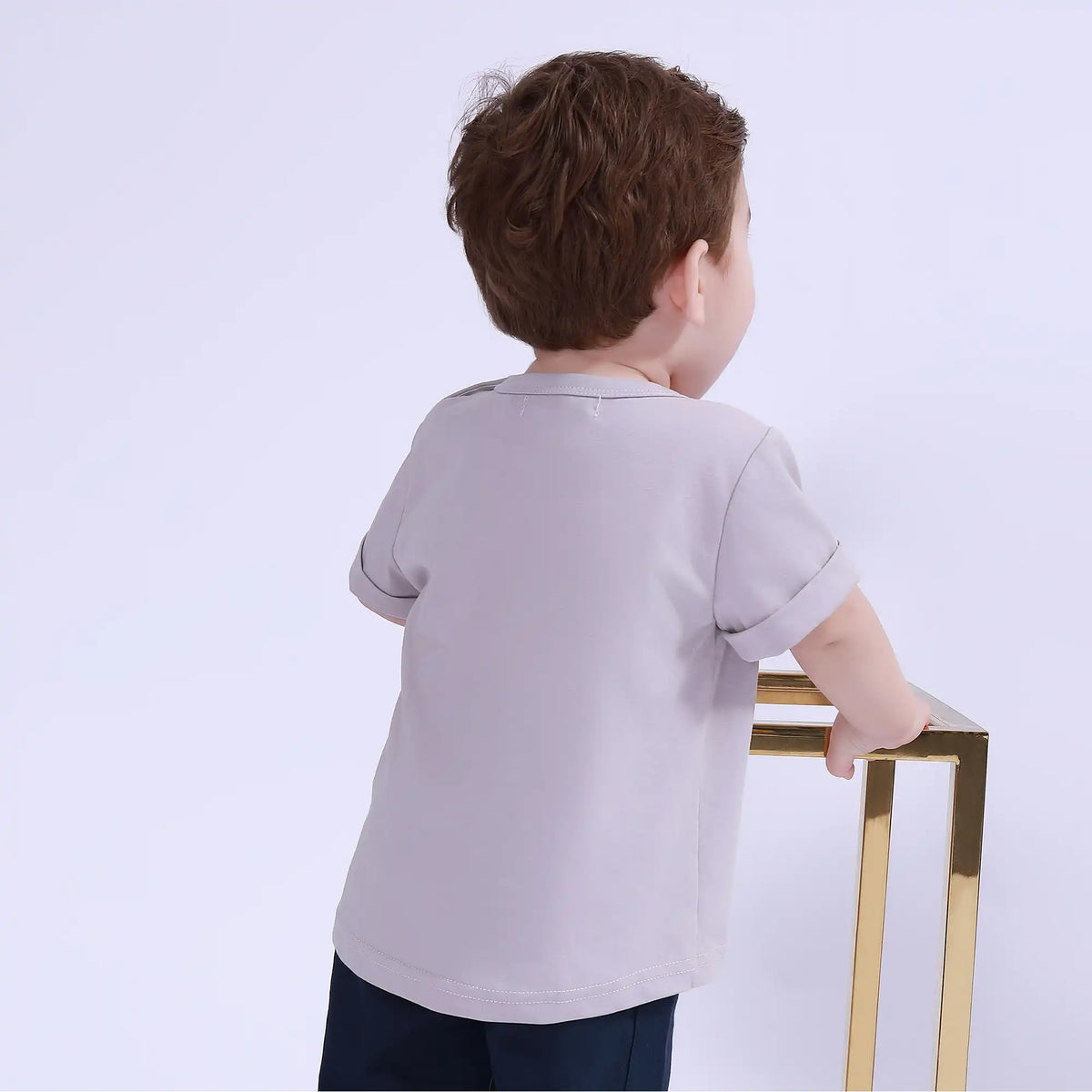 Plain Basic T.Shirt For Baby Boy Image