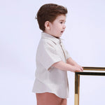 Striped Basic Shirt For Baby Boy Image