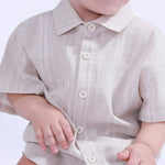 Striped Basic Shirt For Baby Boy Image