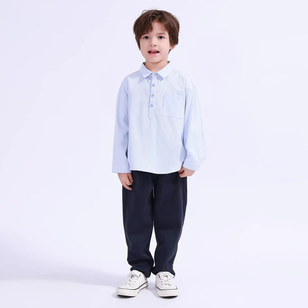 Plain Basic Shirt For Boys Image