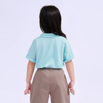 Plain Basic Polo Shirt For Girls Image