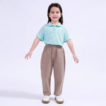 Plain Basic Polo Shirt For Girls Image